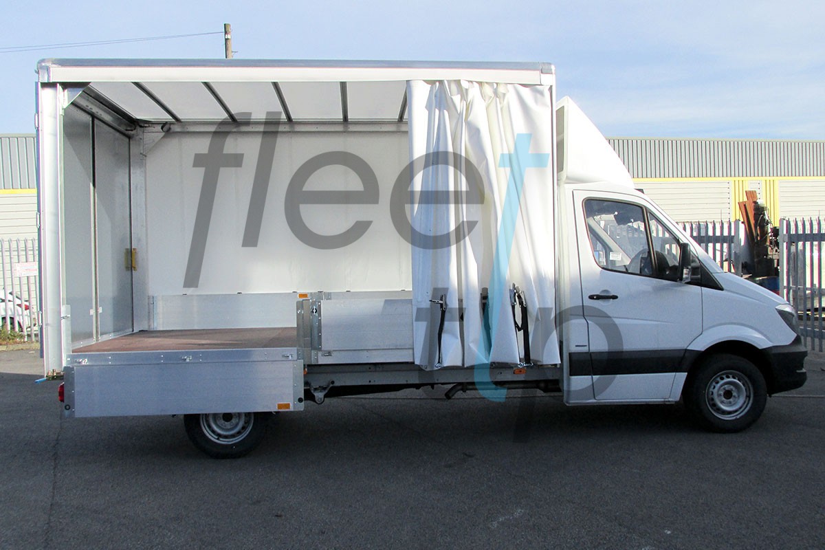 luton curtain side van